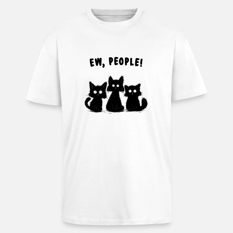 ew people - Oversized Heavyweight Unisex T-Shirt - Weiß