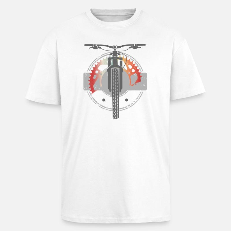 MTB Vers01 - Oversized Heavyweight Unisex T-Shirt - Weiß