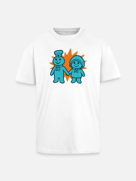 Chef sucré - T-shirt unisexe oversize épais - blanc