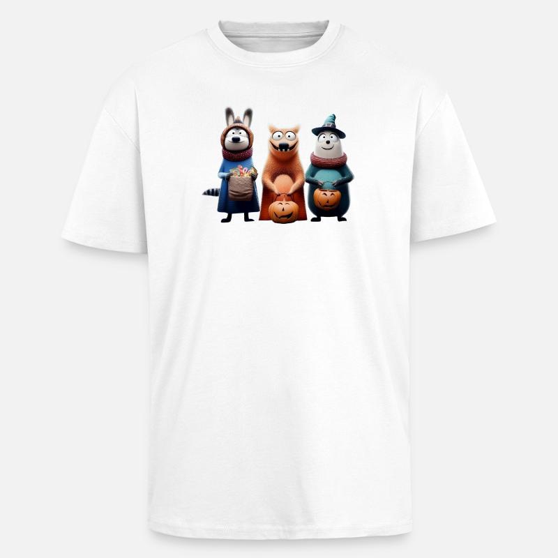 Halloween Squad – Süßes oder Saures Wooligans - Oversized Heavyweight Unisex T-Shirt - Weiß