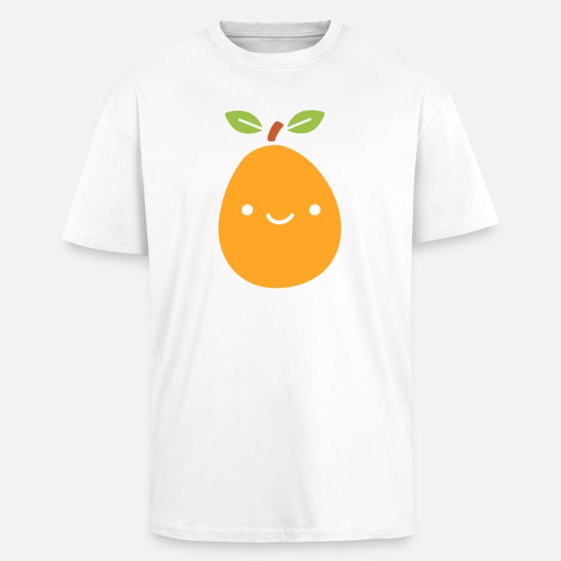Süße Pfirsich-zu-mir-Mango - Oversized Heavyweight Unisex T-Shirt - Weiß