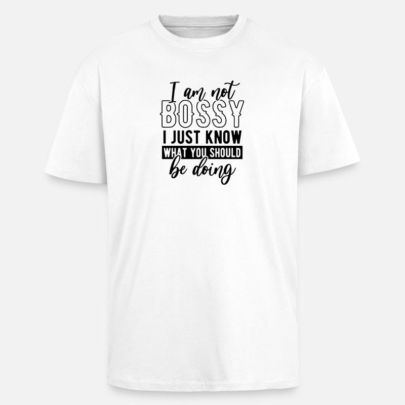 Abstract Geometric Pattern Design - Unisex Oversized Heavyweight T-shirt - white
