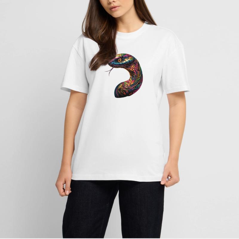 serpent, python, cobra, serpent à sonnettes, serpents T-shirt unisexe oversize épais
