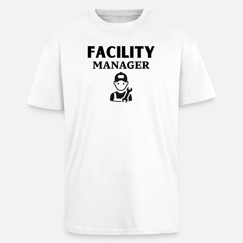 Conception de modèles d’outils mécaniques - T-shirt unisexe oversize épais - blanc
