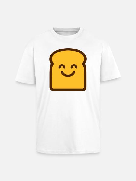 Toast mignon - T-shirt unisexe oversize épais - blanc
