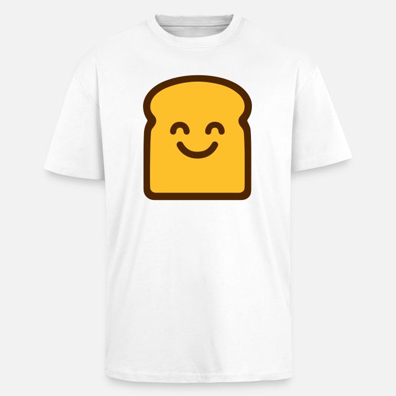 Toast mignon - T-shirt unisexe oversize épais - blanc