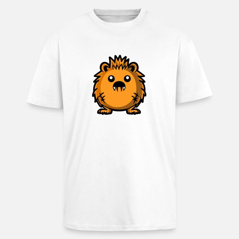 Igel Halloween Comic Lustig - Oversized Heavyweight Unisex T-Shirt - Weiß