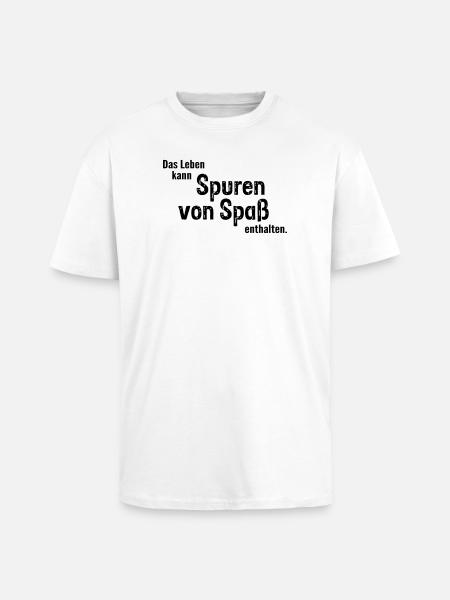 Traces of fun - Unisex Oversized Heavyweight T-shirt - white