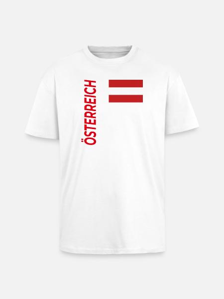 Lac de Wörthersee - T-shirt unisexe oversize épais - blanc