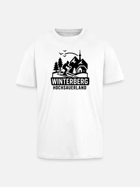 Winterberg Hochsauerland - Unisex Oversized Heavyweight T-shirt - white