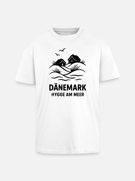 Denmark Hygge - Unisex Oversized Heavyweight T-shirt - white
