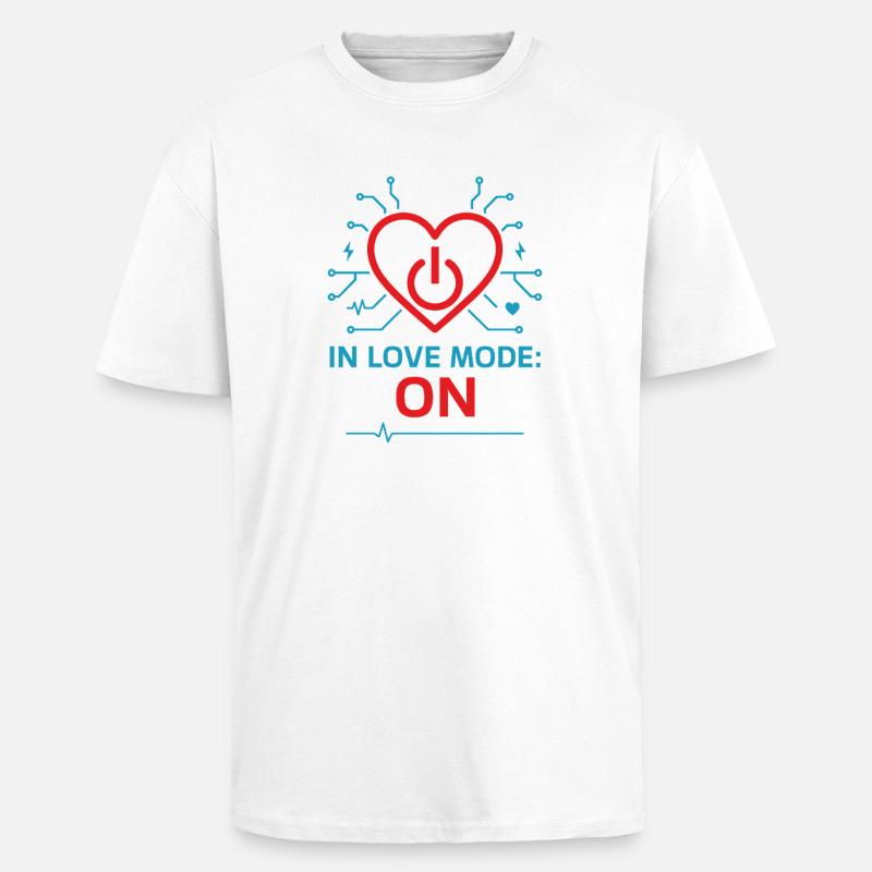 Verliebter Informatiker Techniker - Oversized Heavyweight Unisex T-Shirt - Weiß