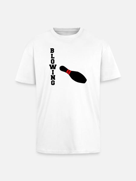 Blowing - Unisex Oversized Heavyweight T-shirt - white