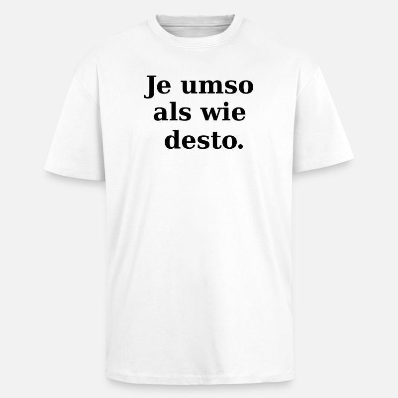 No comparison - Unisex Oversized Heavyweight T-shirt - white