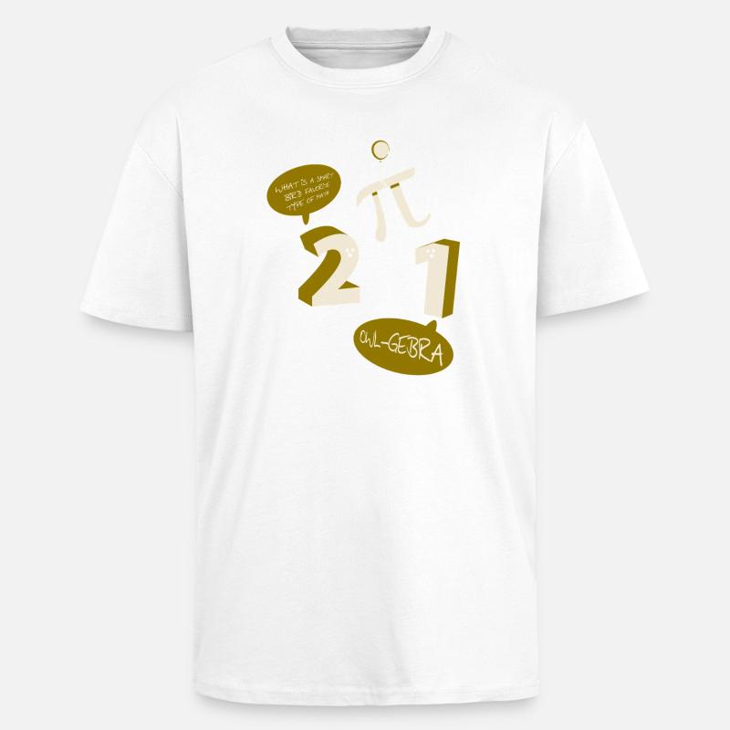 Math Math Math Teacher Mathematician - Unisex Oversized Heavyweight T-shirt - white