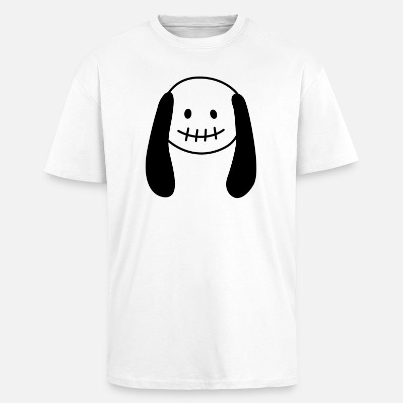 Poupée zombie – Mignon et effrayant combinés - T-shirt unisexe oversize épais - blanc