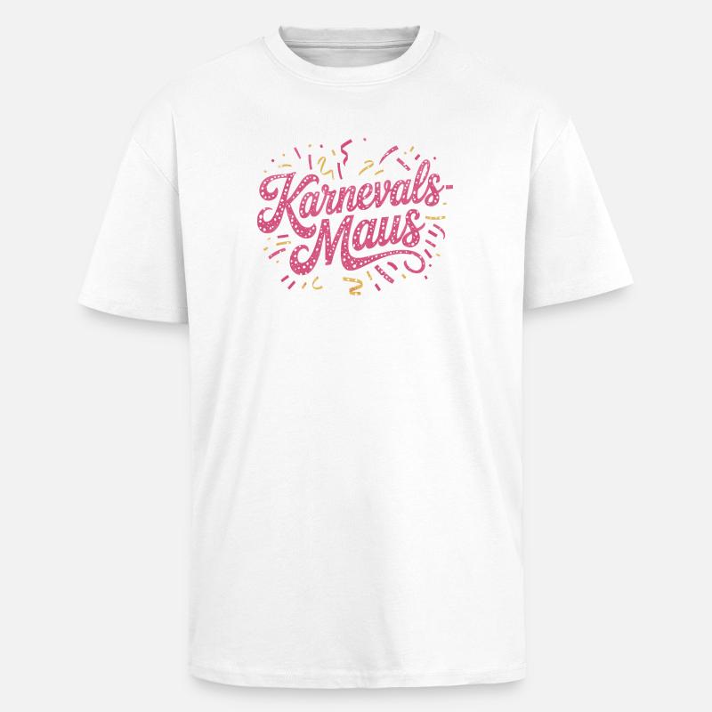 Carnival Mouse Cologne Carnival Mouse - Unisex Oversized Heavyweight T-shirt - white