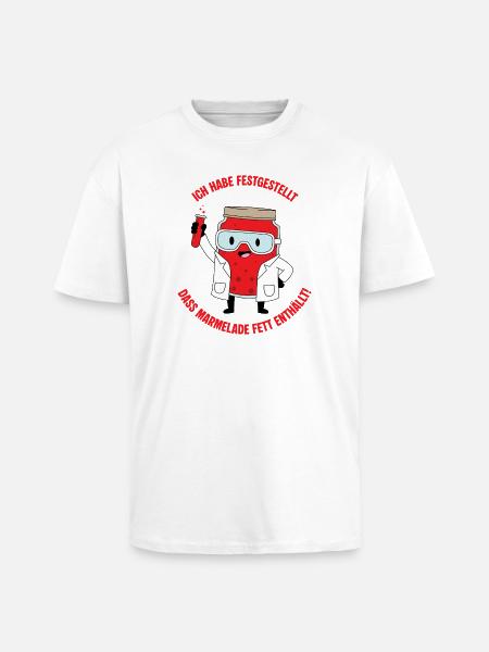 Laborjam Enthüllt Fett - Oversized Heavyweight Unisex T-Shirt - Weiß