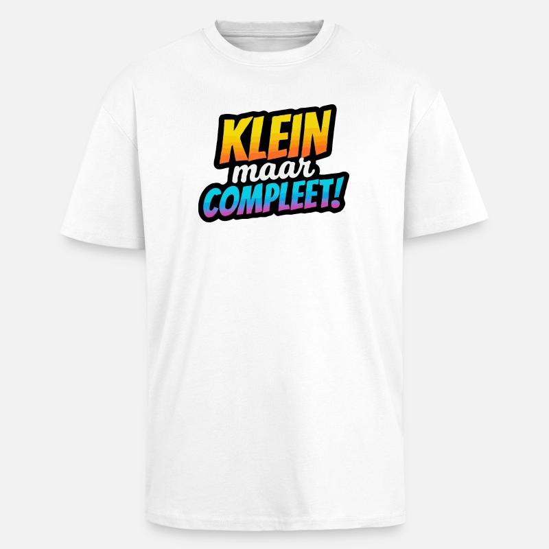 Small but Complete Retro Gradient - Unisex Oversized Heavyweight T-shirt - white