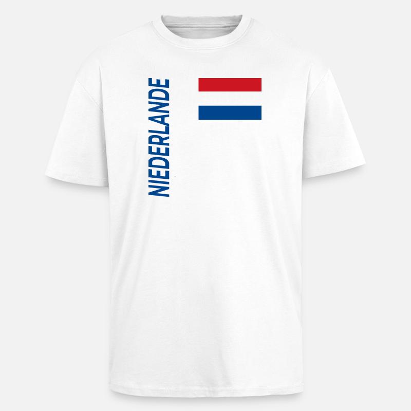 Scheveningen - Unisex Oversized Heavyweight T-shirt - white