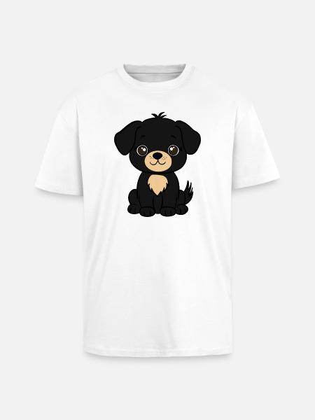 Dog - Unisex Oversized Heavyweight T-shirt - white