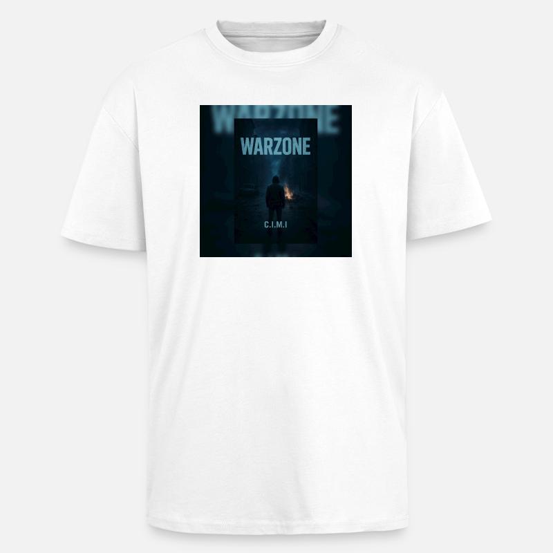 Warzone C.I.M.I - Oversized Heavyweight Unisex T-Shirt - Weiß
