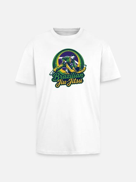 Brasilianische Jiu-Jitsu-Kampfkünste - Oversized Heavyweight Unisex T-Shirt - Weiß