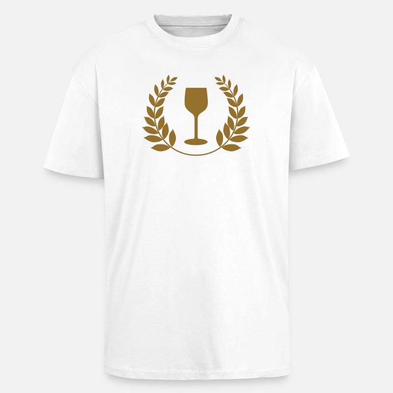 Der echte Ballon d'Or - Oversized Heavyweight Unisex T-Shirt - Weiß