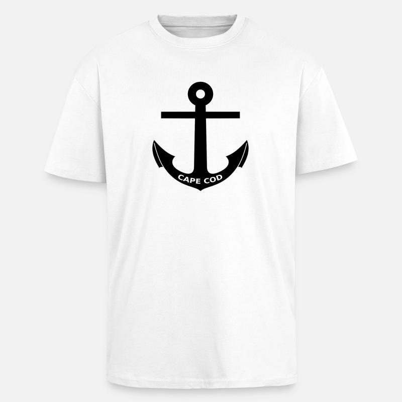 Cape Cod - Massachusetts - États-Unis - États-Unis - T-shirt unisexe oversize épais - blanc