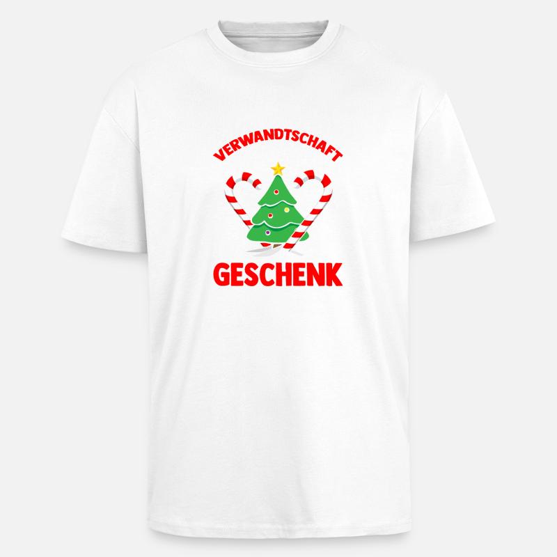 Weihnachtsmann Weihnachtszeit Weihnachts - Oversized Heavyweight Unisex T-Shirt - Weiß