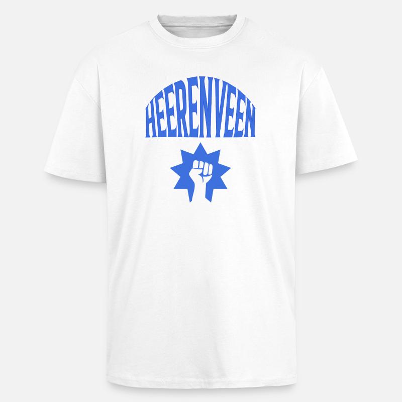 Heerenveen - Oversized Heavyweight Unisex T-Shirt - Weiß