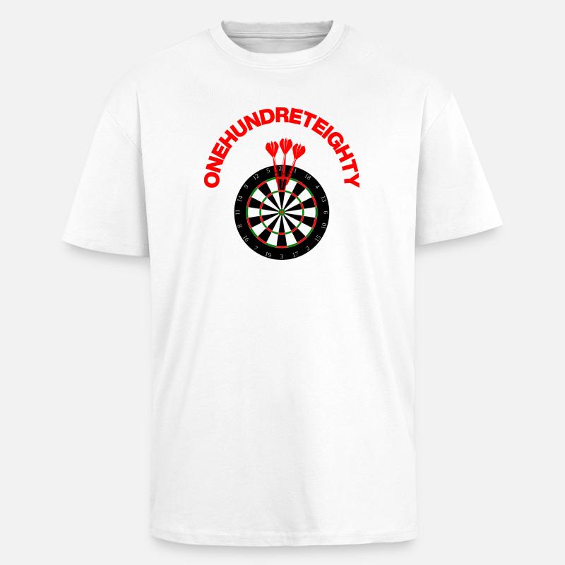 ONEHUNDRETEIGHTY, One Hundred Eighty, Caller - Oversized Heavyweight Unisex T-Shirt - Weiß