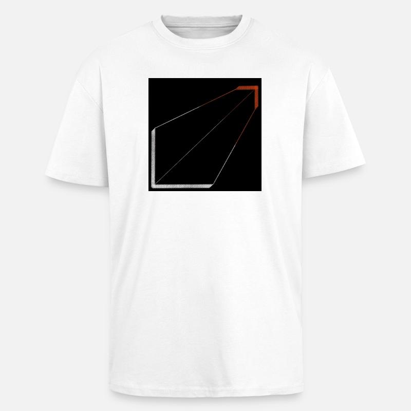 Silent Structure - Oversized Heavyweight Unisex T-Shirt - Weiß