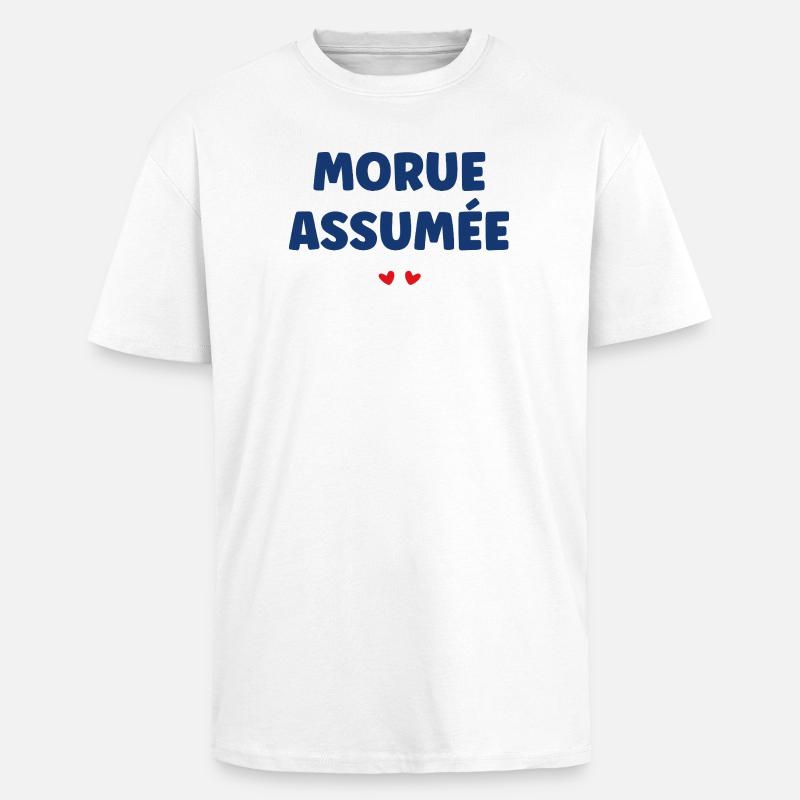 Cod vermutet: Meereshumor - Oversized Heavyweight Unisex T-Shirt - Weiß