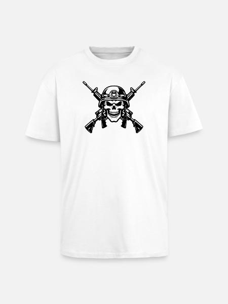 War - Unisex Oversized Heavyweight T-shirt - white