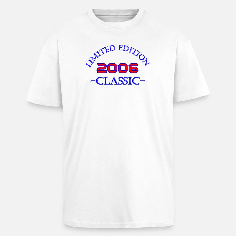 2006 Classic Limited Edition - Oversized Heavyweight Unisex T-Shirt - Weiß