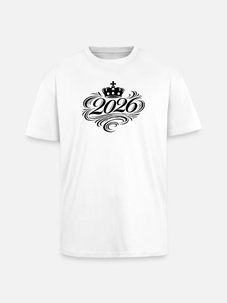 2026 Edel - Oversized Heavyweight Unisex T-Shirt - Weiß