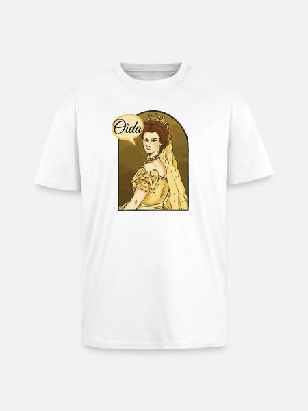 Oida! Sissi Queen of Austria I love Austria - Unisex Oversized Heavyweight T-shirt - white