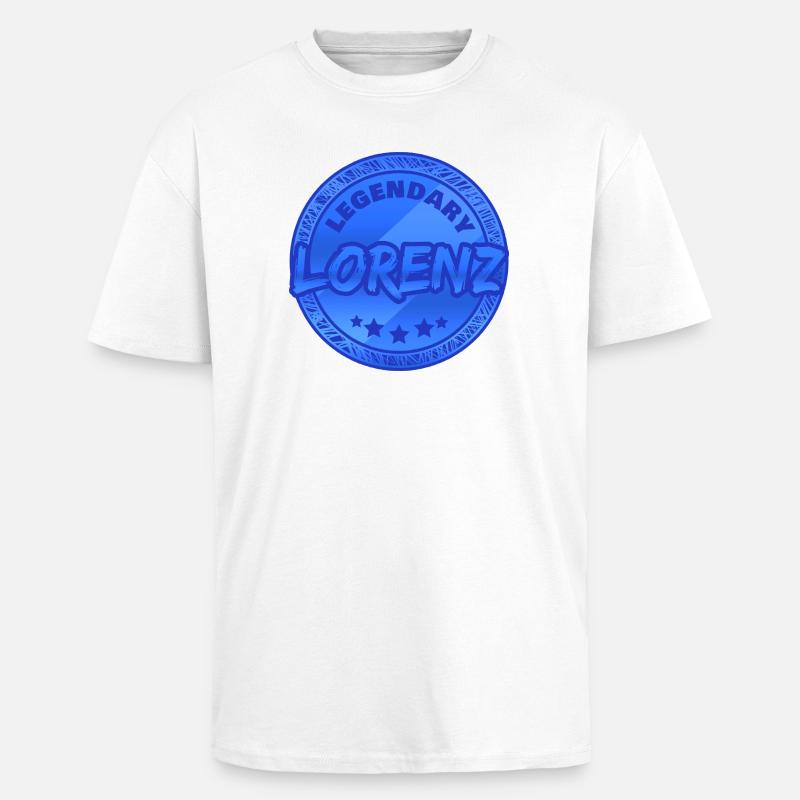 Gift for Lorenz - Unisex Oversized Heavyweight T-shirt - white