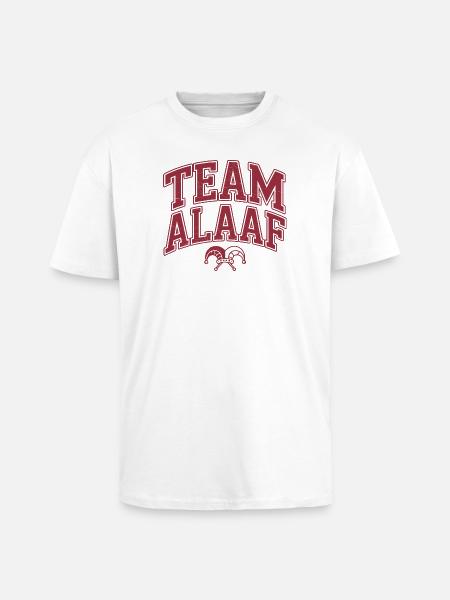 Team Alaaf - Köln Karneval - Oversized Heavyweight Unisex T-Shirt - Weiß