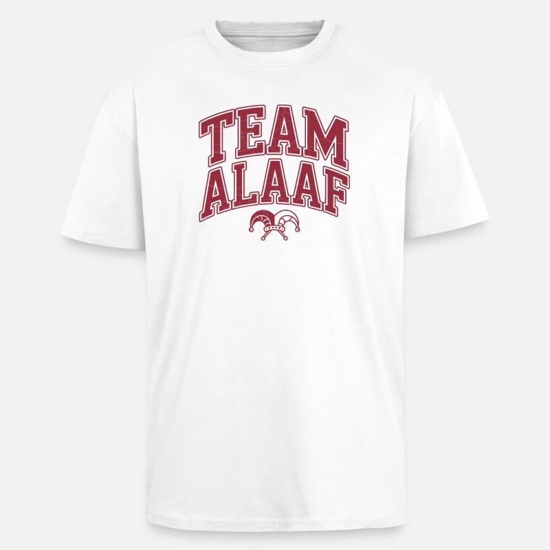 Team Alaaf - Kölner Karneval - Oversized Heavyweight Unisex T-Shirt - Weiß