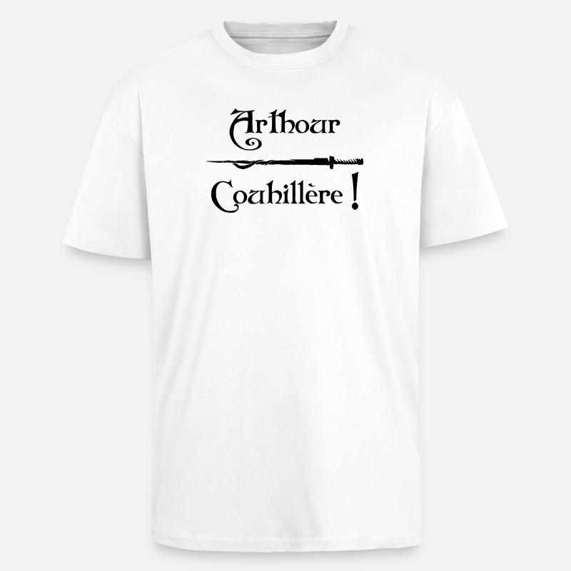 Arthour Couhillère! - Oversized Heavyweight Unisex T-Shirt - Weiß