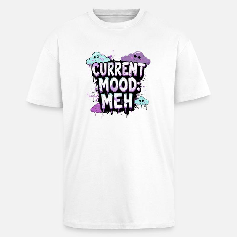 Plus d’idées de cadeau - T-shirt unisexe oversize épais - blanc