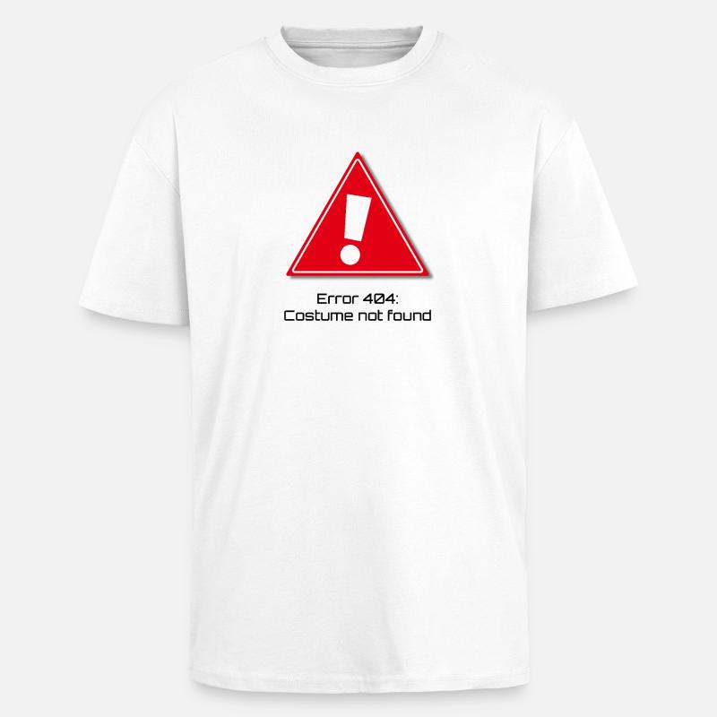 Error 404: Karneval - Oversized Heavyweight Unisex T-Shirt - Weiß