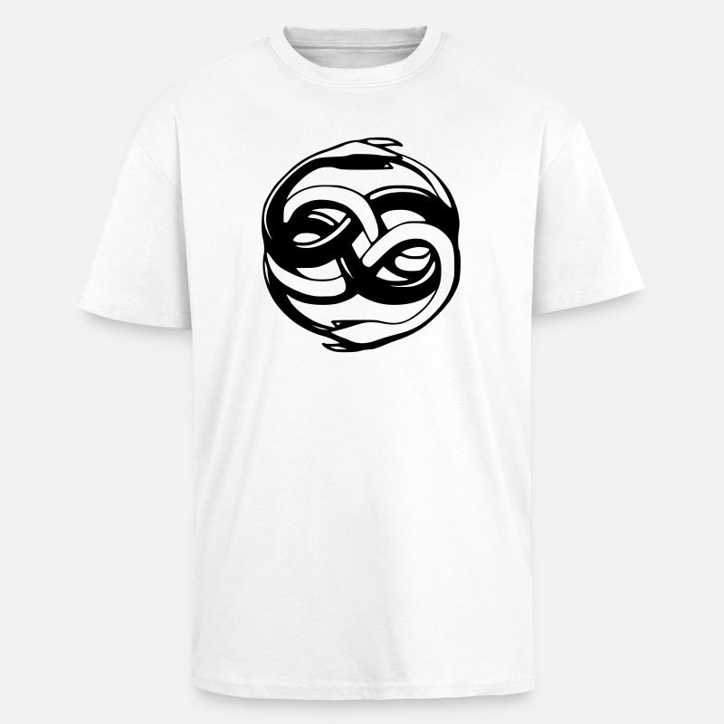 Auryn du ver des sables - T-shirt unisexe oversize épais - blanc