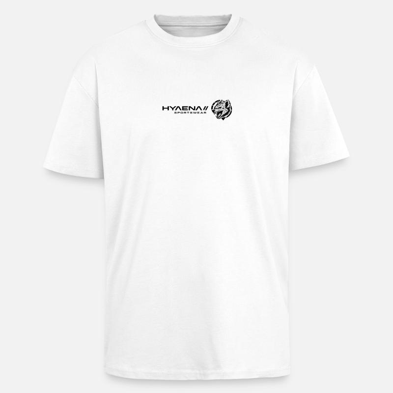 Hyaena Logo Version 4 by TF - Oversized Heavyweight Unisex T-Shirt - Weiß