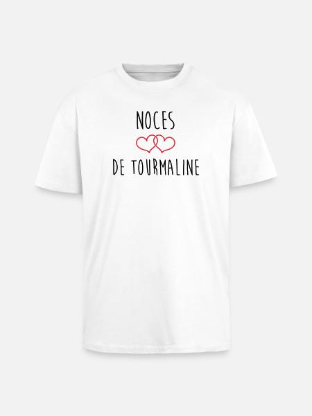 Turmalin-Hochzeit 52 Jahre Ehe - Oversized Heavyweight Unisex T-Shirt - Weiß