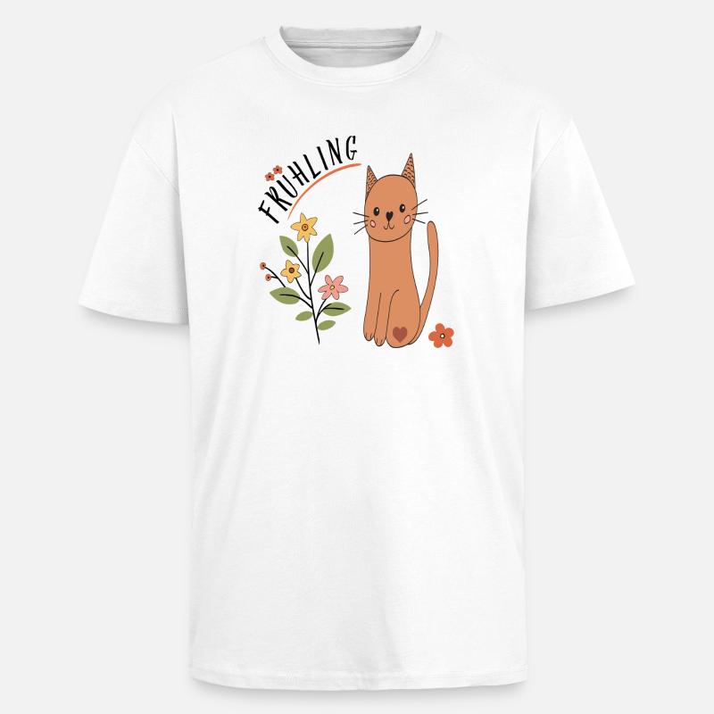 Source - T-shirt unisexe oversize épais - blanc