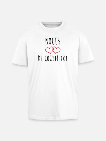 Mohnhochzeit 8 Jahre Ehe - Oversized Heavyweight Unisex T-Shirt - Weiß