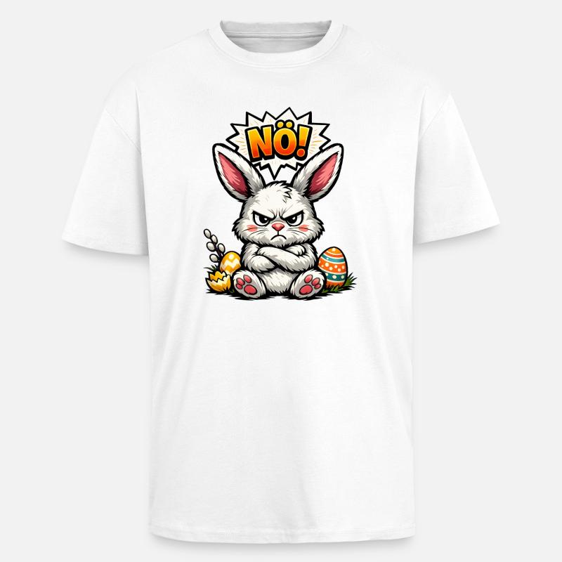 Lower Austrian Bunny Easter Gift - Unisex Oversized Heavyweight T-shirt - white